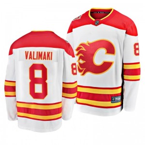 Juuso Valimaki Flames White 2019-20 Heritage Breakaway Player Jersey - Sale