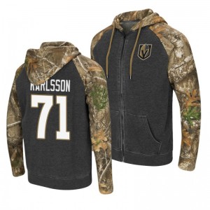 Golden Knights William Karlsson RealTree Camo Pullover Hoodie Gray - Sale