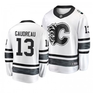 Flames Johnny Gaudreau White 2019 NHL All-Star Jersey - Sale