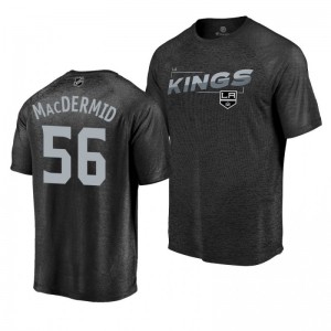 Kurtis MacDermid Los Angeles Kings Black Amazement Raglan Player T-Shirt - Sale
