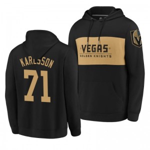 Golden Knights William Karlsson Classics Faux Cashmere Pullover Black Hoodie - Sale