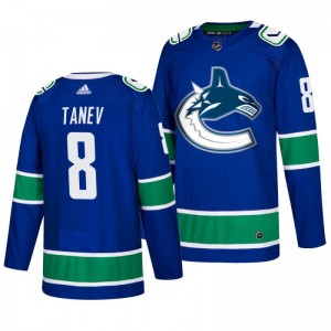 Christopher Tanev Canucks Authentic adidas Home Blue Jersey - Sale