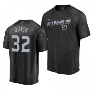 Jonathan Quick Los Angeles Kings Black Amazement Raglan Player T-Shirt - Sale