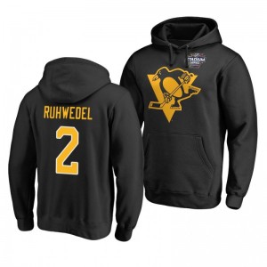 Chad Ruhwedel Penguins 2019 Stadium Series Black Pullover Hoodie - Sale
