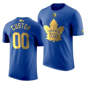 Toronto Maple Leafs Custom Maple Leafs Royal T-Shirt - Sale