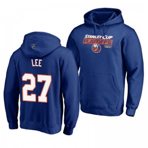 New York Islanders 2019 Stanley Cup Playoffs Anders Lee Royal Bound Body Checking Pullover Hoodie