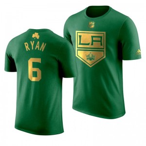 NHL Kings Joakim Ryan 2020 St. Patrick's Day Golden Limited Green T-shirt - Sale