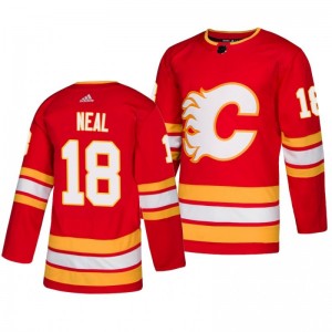 James Neal Flames Red Adidas Authentic Third Alternate Jersey - Sale