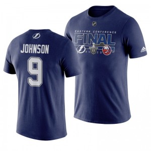 2020 Stanley Cup Playoffs Lightning Tyler Johnson Royal Eastern Conference Final Matchup T-Shirt - Sale