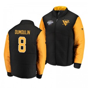 Black Penguins Brian Dumoulin Authentic Pro Puffer NHL Stadium Series Jacket - Sale
