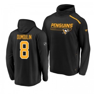 Pittsburgh Penguins Brian Dumoulin Rinkside Transitional authentic pro Black Hoodie - Sale