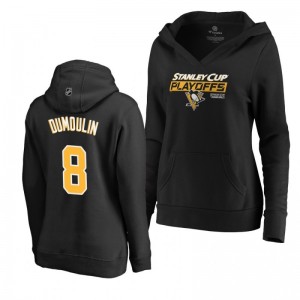 Brian Dumoulin Pittsburgh Penguins 2019 Stanley Cup Playoffs Bound Body Checking Pullover Women's Black Hoodie - Sale