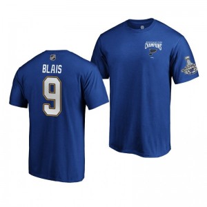 2019 Stanley Cup Champions Blues Royal Line Change Sammy Blais T-Shirt - Sale