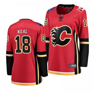 James Neal Flames Women's Red Breakaway Player Home Jersey - Sale