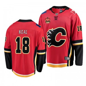 Flames 2019 Heritage Classic James Neal Red Breakaway Player Jersey - Sale