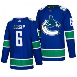 Brock Boeser Canucks Authentic adidas Home Blue Jersey - Sale