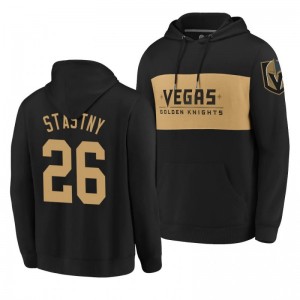 Golden Knights Paul Stastny Classics Faux Cashmere Pullover Black Hoodie - Sale