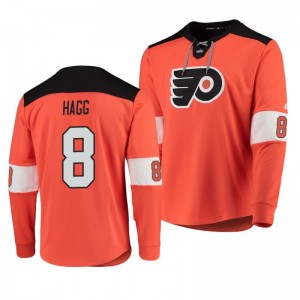 Flyers Robert Hagg Orange Adidas Platinum Long Sleeve Jersey T-Shirt - Sale