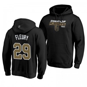Marc-Andre Fleury Vegas Golden Knights 2019 Stanley Cup Playoffs Bound Body Checking Pullover Hoodie Black - Sale