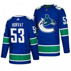 Bo Horvat Canucks Authentic adidas Home Blue Jersey - Sale