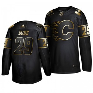Flames Dillon Dube Black 2019 Golden Edition Authentic Adidas Jersey - Sale