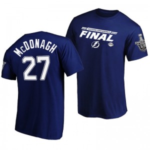 Lightning Ryan Mcdonagh Royal 2020 Stanley Cup Playoffs Eastern Conference Final  Overdrive T-Shirt - Sale