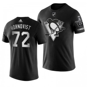 2019 Stanley Cup Playoffs Bound Pittsburgh Penguins Patric Hornqvist Black Blocker Men's T-shirt - Sale