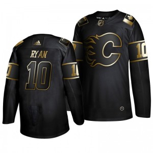 Flames Derek Ryan Black Golden Edition Authentic Adidas Jersey - Sale