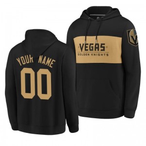 Golden Knights Custom Classics Faux Cashmere Pullover Black Hoodie