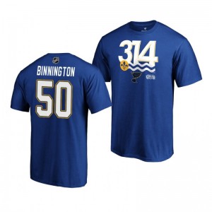 Blues Jordan Binnington Stanley Cup Final Royal 314 Hometown T-Shirt - Sale