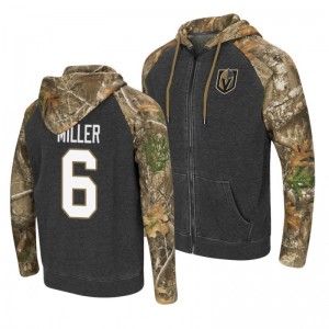 Golden Knights Colin Miller RealTree Camo Pullover Hoodie Gray