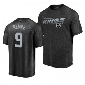 Adrian Kempe Los Angeles Kings Black Amazement Raglan Player T-Shirt - Sale
