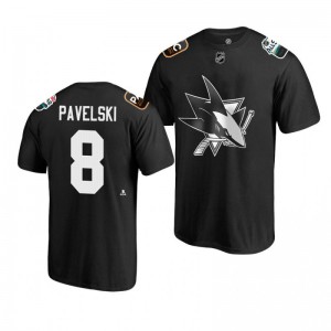 Sharks Joe Pavelski Black 2019 NHL All-Star T-shirt - Sale
