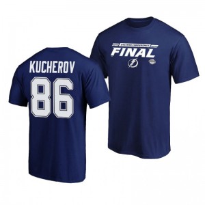 Lightning Nikita Kucherov Royal 2020 Stanley Cup Playoffs Eastern Conference Final Bound Overdrive T-Shirt - Sale
