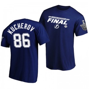 Lightning Nikita Kucherov Royal 2020 Stanley Cup Playoffs Eastern Conference Final  Overdrive T-Shirt - Sale