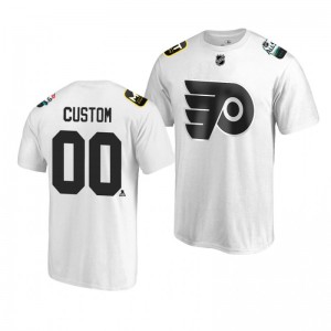 Flyers Custom White 2019 NHL All-Star T-shirt - Sale