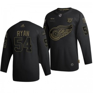 2020 Salute To Service Red Wings Bobby Ryan Black Authentic Jersey - Sale