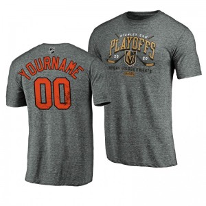 2020 Stanley Cup Playoffs Bound Goon Flyers Custom Heathered Gray T-Shirt - Sale