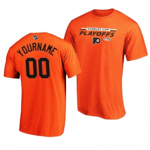 2020 Stanley Cup Playoffs Bound Top Flyers Custom Orange T-Shirt - Sale