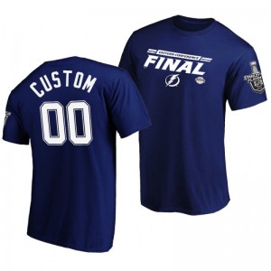 Lightning Custom Royal 2020 Stanley Cup Playoffs Eastern Conference Final  Overdrive T-Shirt - Sale
