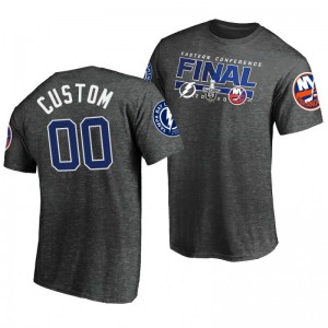 Lightning Custom Charcoal 2020 Stanley Cup Playoffs Eastern Conference Final Bound Matchup Tee - Sale