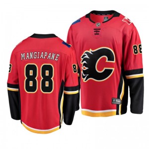 Flames Andrew Mangiapane Red Home Breakaway Player Jersey - Sale