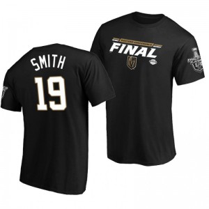 Golden Knights Reilly Smith Black 2020 Stanley Cup Playoffs Western Conference Final  Overdrive T-Shirt - Sale