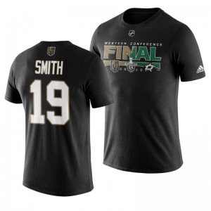2020 Stanley Cup Playoffs Golden Knights Reilly Smith Black Western Conference Final Matchup T-Shirt - Sale