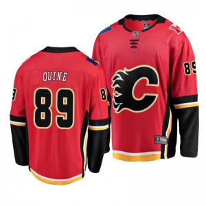 Flames Alan Quine Red 2019 Home Breakaway Player Jersey - Sale