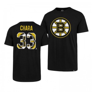 Bruins Zdeno Chara Super Rival Black Short Sleeve T-Shirt - Sale