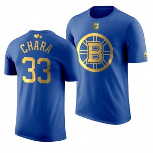 Boston Bruins Zdeno Chara Bruins Royal T-Shirt - Sale