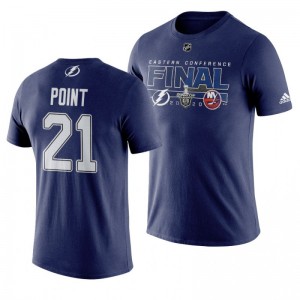 2020 Stanley Cup Playoffs Lightning Brayden Point Royal Eastern Conference Final Matchup T-Shirt - Sale