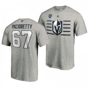 Knights Max Pacioretty 2020 NHL All-Star Game Steel Name and Number Men's T-shirt - Sale