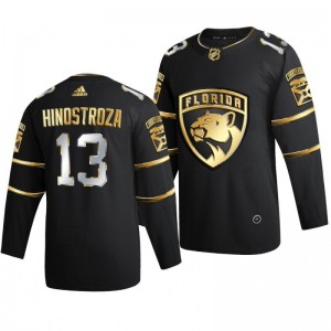 Panthers Vinnie Hinostroza Black 2021 Golden Edition Limited Authentic Jersey - Sale